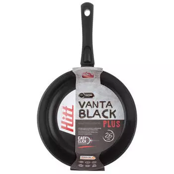 сковорода HITT Vantablack Plus 26см антипригарная, литой алюминий