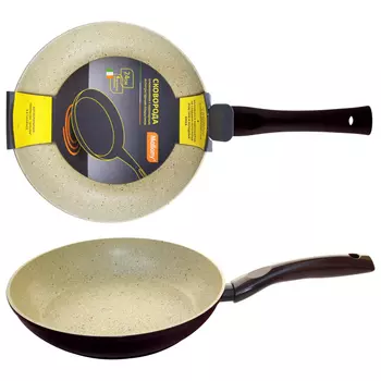 сковорода MALLONY 24 см антипр. кам. покр. алюм. индукц.