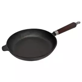 сковорода MALLONY 30 см б/покр. чугун индукц. съемн.ручка
