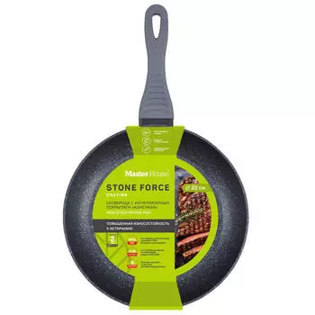 сковорода MASTER HOUSE Шеф Карло 22 см антипр. покр. кованый алюм.