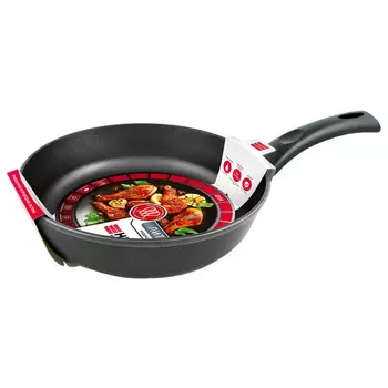 сковорода НМП Литая Black 24см антипр.покр. литой алюм. индукция