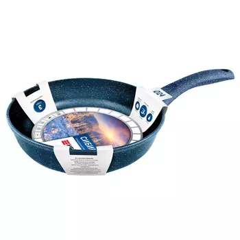 сковорода НМП Природные минералы Сибирь 24см антипригарная, литой алюминий