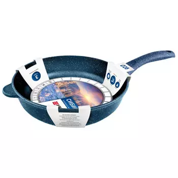 сковорода НМП Природные минералы Сибирь 28см антипригарная, литой алюминий