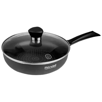 сковорода RONDELL Arabesco 26см антипр.покр. штамп.алюм. c/кр. индукция