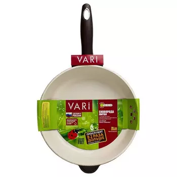 сковорода VARI Fresco ceramica 28см керам.покр. литой алюминий