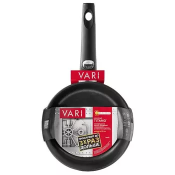 сковорода VARI Titano 22см антипр.покр. литой алюминий съемная ручка