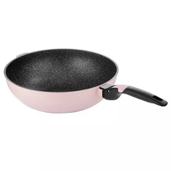 сковорода-вок WALMER Easy Click 30см антипр. покр. литой алюминий съемн.ручка индукция