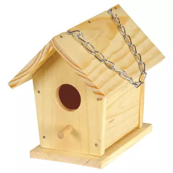 скворечник 13,2х17,8х16,5см дерево