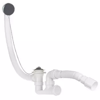 слив-перелив для ванны и глубокого поддона MasterProf с гибкой трубой 40х32/40/50