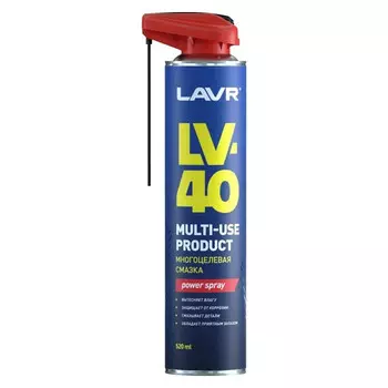 смазка многофункциональная LAVR LV-40 520мл