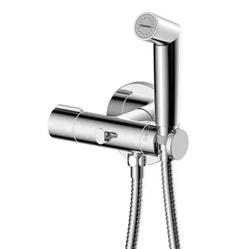 смеситель для душа IDDIS Axes с гиг. душем скрытый монтаж глянцевый хром