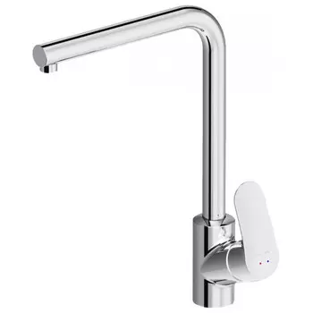 смеситель для кухни AM.PM Like L-образный излив сатин