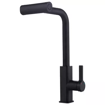смеситель для кухни ARGOTECH Strep нержавейка черный