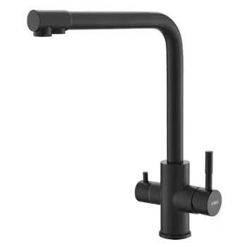 смеситель для кухни ESKO K24 Black канал для фильтра черный