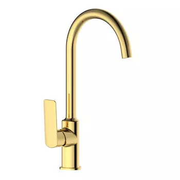 смеситель для кухни GOLDEN FOX Manchester латунь золото
