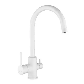 смеситель для кухни GOTA ROCIO канал для фильтра латунь белый