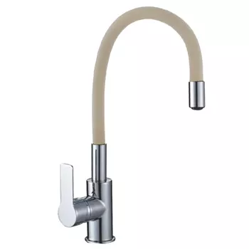 смеситель для кухни GOTA ROCIO Santa-Barbara силиконовый латунь бежевый