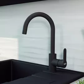 смеситель для кухни IDDIS Cuba черный