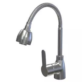 смеситель для кухни KONNER Kitchen гибкий излив хром