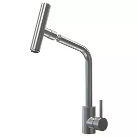 смеситель для кухни KONNER Kitchen высокий излив хром
