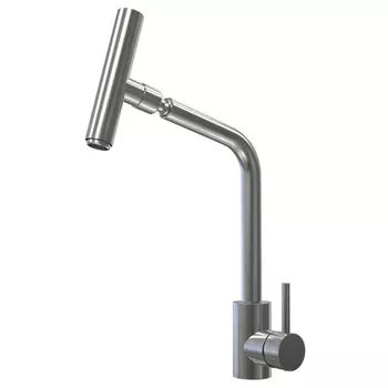 смеситель для кухни KONNER Kitchen высокий излив хром