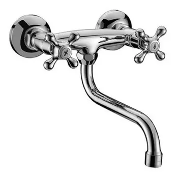 смеситель для кухни LEDEME L4608 настенный хром