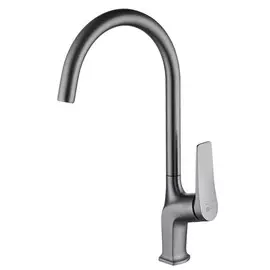 смеситель для кухни LEMARK Бронкс высокий излив графит