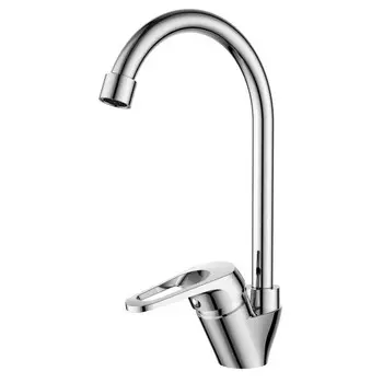 смеситель для кухни ONELIFE однорычажный полимерный хром