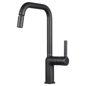 смеситель для кухни OSGARD Havet изменяемый угол латунь черный