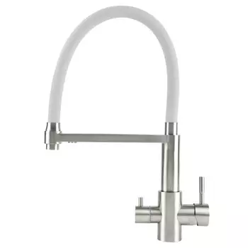 смеситель для кухни OSGARD Resa канал для фильтра белый