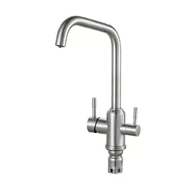 смеситель для кухни РМс канал для фильтра нерж сталь