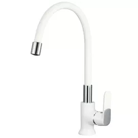 смеситель для кухни РМс SL123W-016F хром/белый