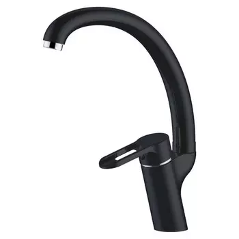 смеситель для кухни VODA Future Black полимер черный