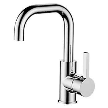 смеситель для раковины LEDEME L1099 поворотный излив 139мм латунь хром