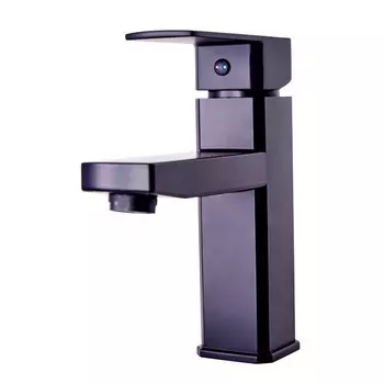 смеситель для раковины OneLife однорычажный полимерный черный