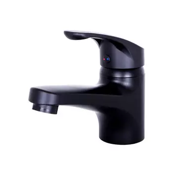 смеситель для раковины OneLife полимерный с гиг.душем черный