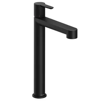 смеситель для раковины RAVAK Puri black PU 015.20 высокий латунь черный