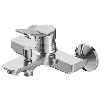 смеситель для ванны AM.PM X-Joy F85A10000 короткий излив хром