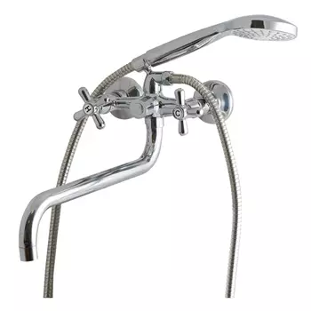 смеситель для ванны DORFF Vintage длинный излив хром