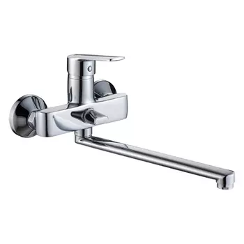 смеситель для ванны GOTA ROCIO Elche 300мм длинный излив хром