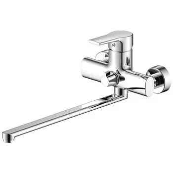 смеситель для ванны и умывальника ARGOTECH ORFEY хром однорычажный длинный излив d-40