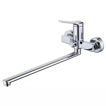 смеситель для ванны IDDIS Parker длинный излив латунь глянцевый хром