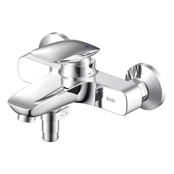 смеситель для ванны IDDIS Stone короткий излив хром