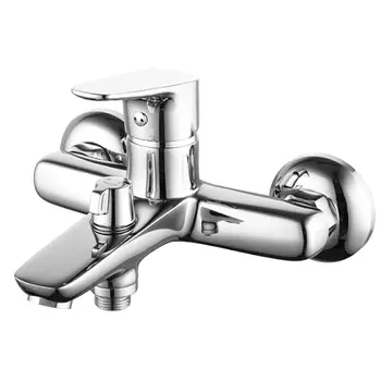 смеситель для ванны IDDIS Zodiac короткий излив хром