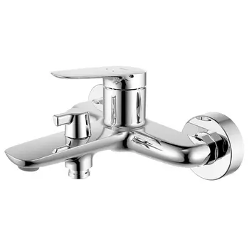 смеситель для ванны IDDIS Zodiac X короткий излив латунь хром