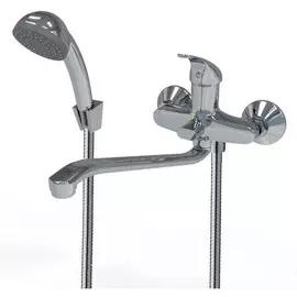 смеситель для ванны KONNER Line длинный излив хром