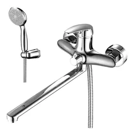 смеситель для ванны LEMARK Linara длинный излив хром