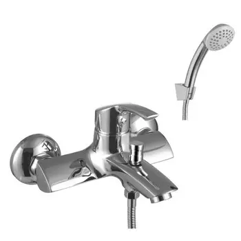 смеситель для ванны LEMARK plus Strike короткий излив хром