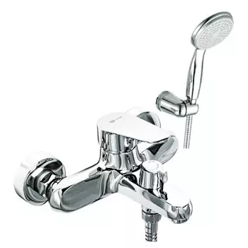 смеситель для ванны LEMARK Point короткий излив хром