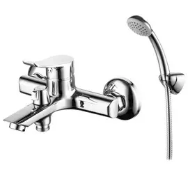 смеситель для ванны MILARDO Amplex короткий излив однорычажный хром